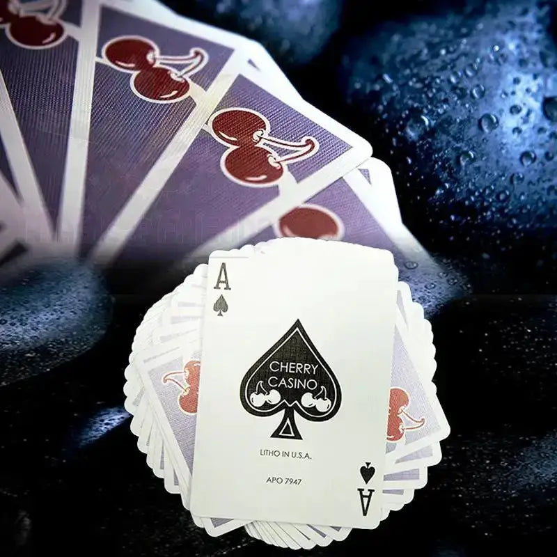 Cherry Casino House Deck - Desert Inn Purple by Difatta