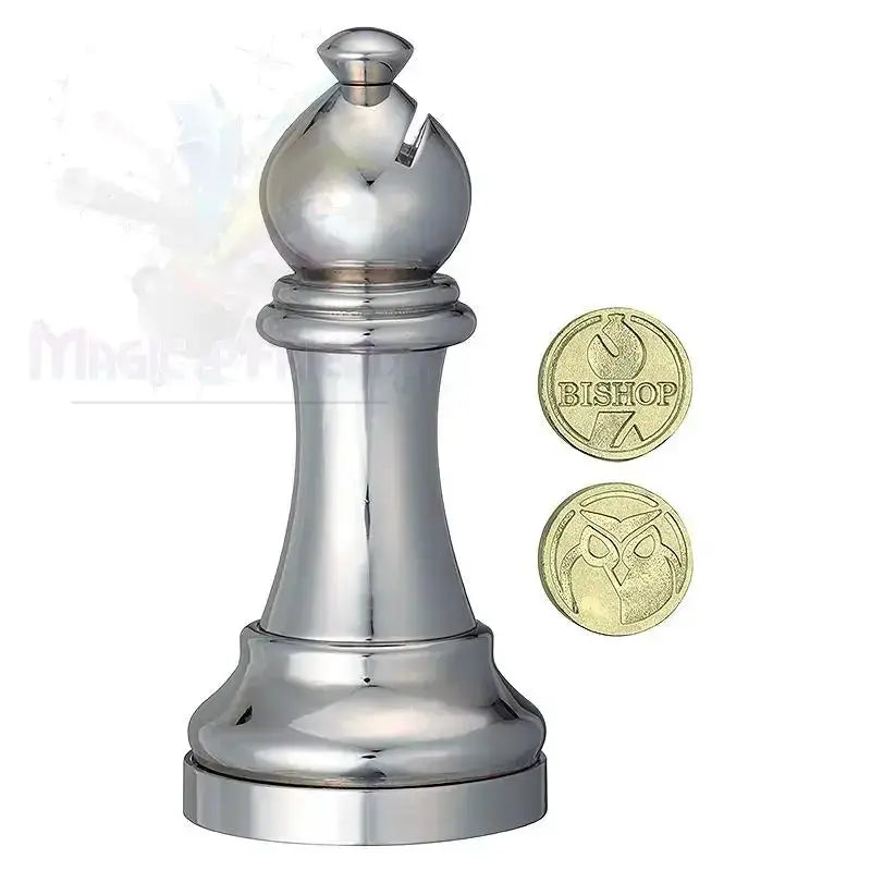 Chess Bishop - Silver by Difatta