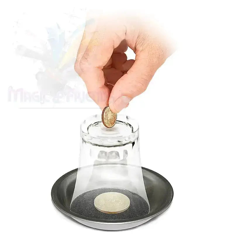 Coin Thru Glass by Difatta