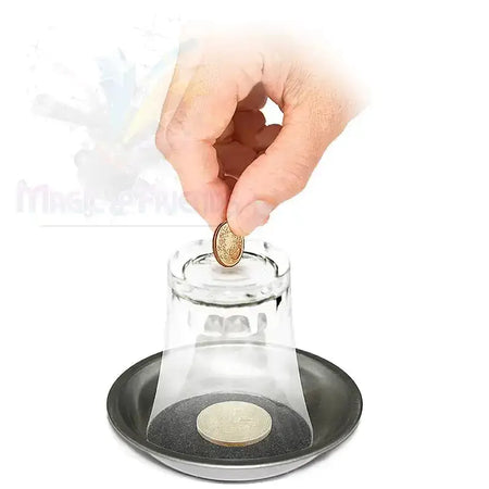 Coin Thru Glass by Difatta