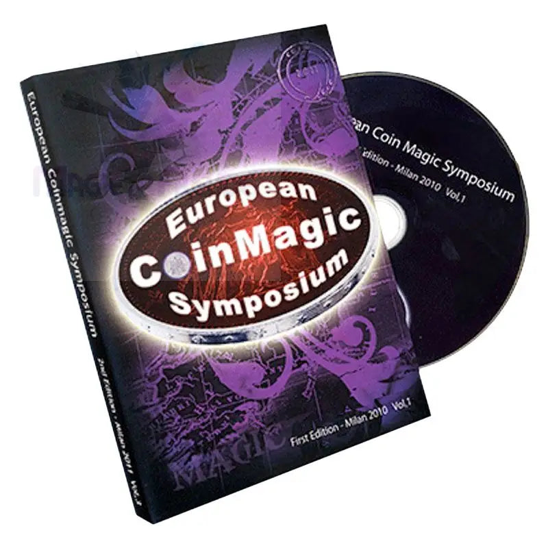Eine DVD und ein Koffer für ein europäisches Münzmagie-Symposium.