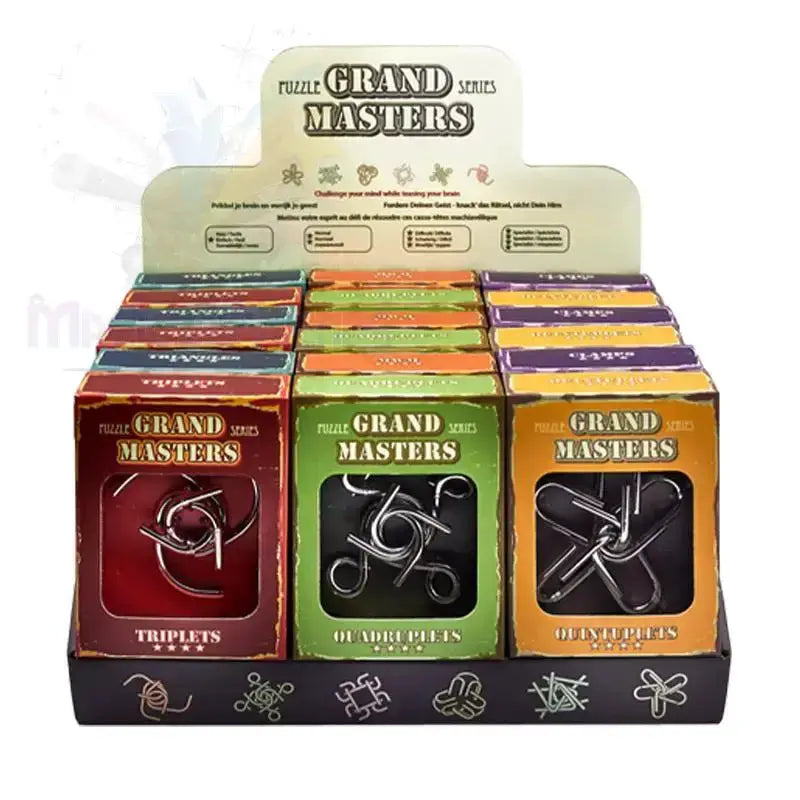 Display 3x6 Grand Masters Puzzle Series by Difatta