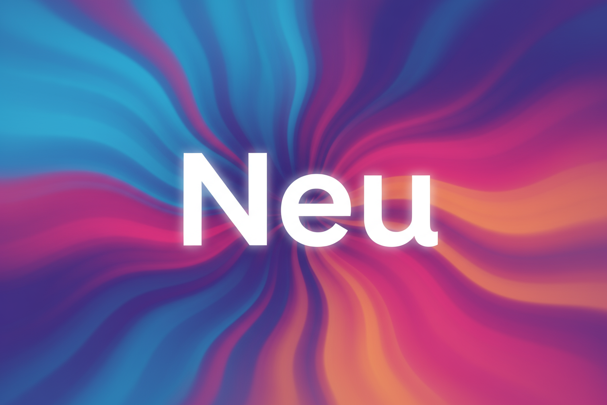 Ein bisschen fröhlicher und farbenfroher bitte. 