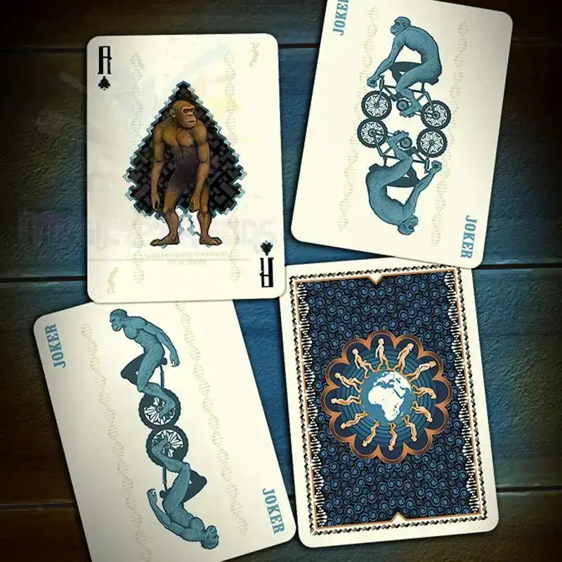 Evolution of Mankind Playing Cards p by Difatta