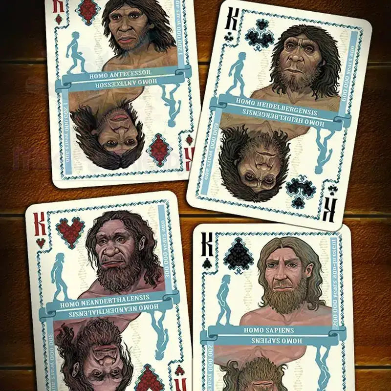 Evolution of Mankind Playing Cards p by Difatta