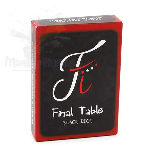 Final Table Black Deck by Difatta