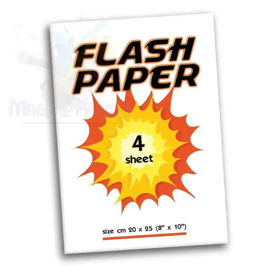 Flash Paper - Four cm 20x25 Sheets - White by Difatta