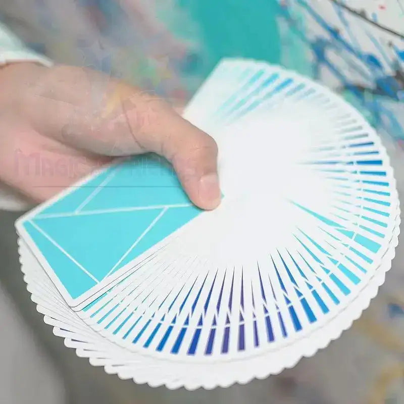 Flexible Blue Gradient Playing Cards by TCC by Difatta