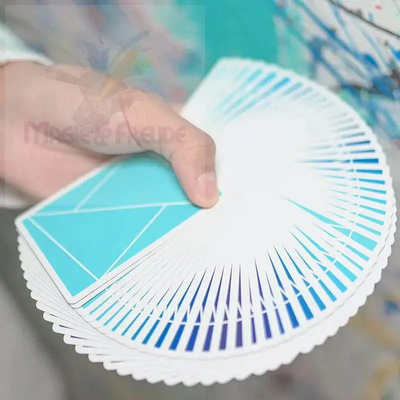 Flexible Blue Gradient Playing Cards by TCC