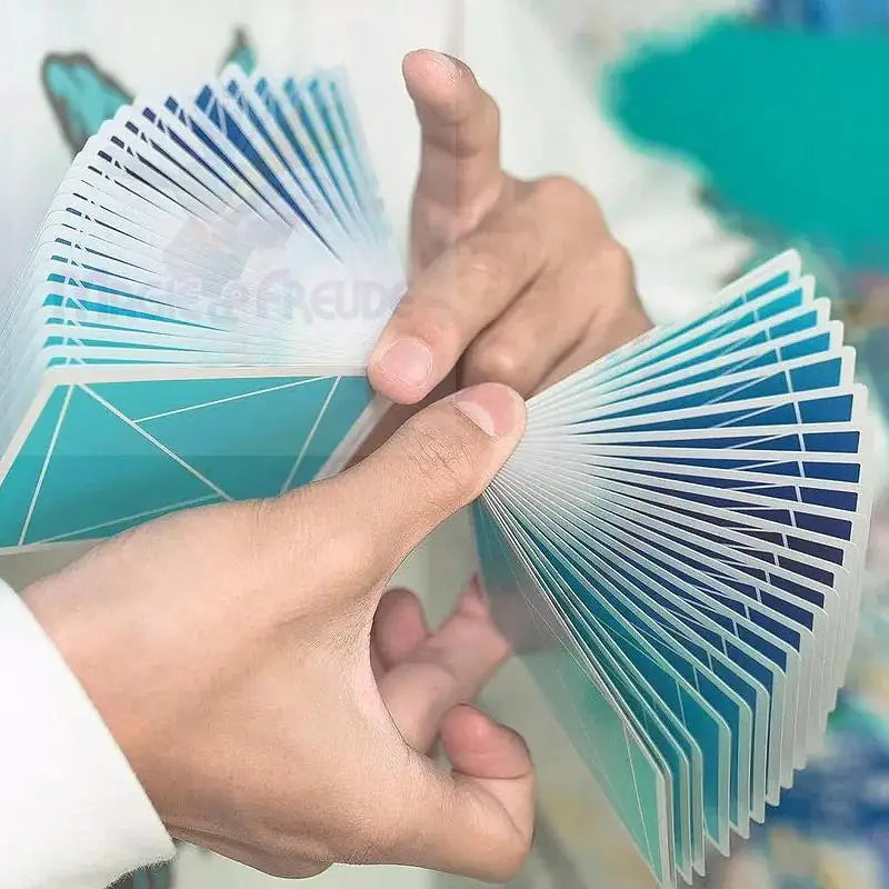 Flexible Blue Gradient Playing Cards by TCC
