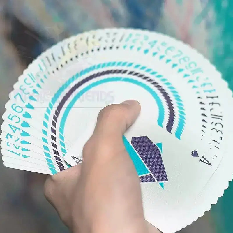 Flexible Blue Gradient Playing Cards by TCC by Difatta