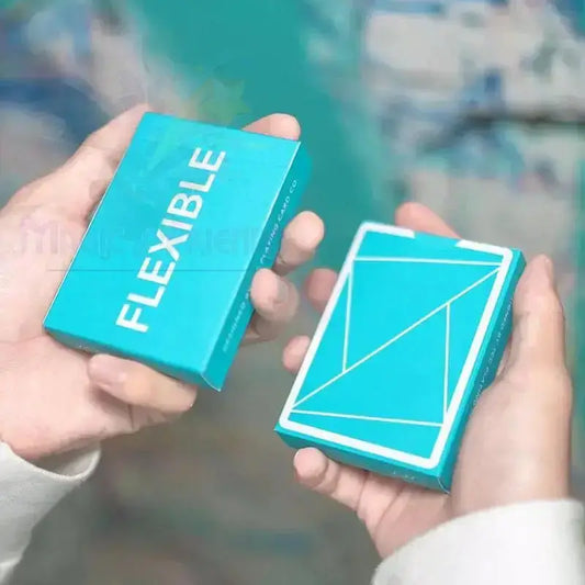 Flexible Blue Gradient Playing Cards by TCC by Difatta