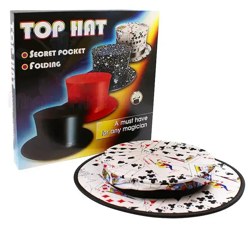 Folding Top Hat with Secret Pocket - Cards by Difatta