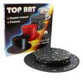 Folding Top Hat with Secret Pocket - Stars -