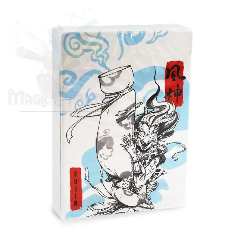 Fujin & Raijin Playing Cards - Blue -