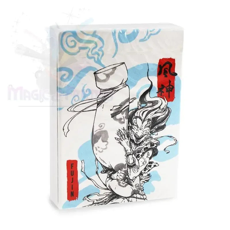 Fujin & Raijin Playing Cards - Blue -