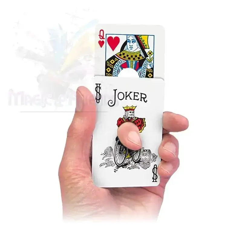 Guillotine Finger Card - Bicycle by Difatta