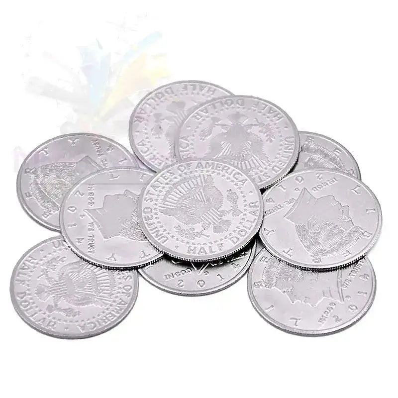 Half Dollar Palming Coins - Set of 10 by Difatta