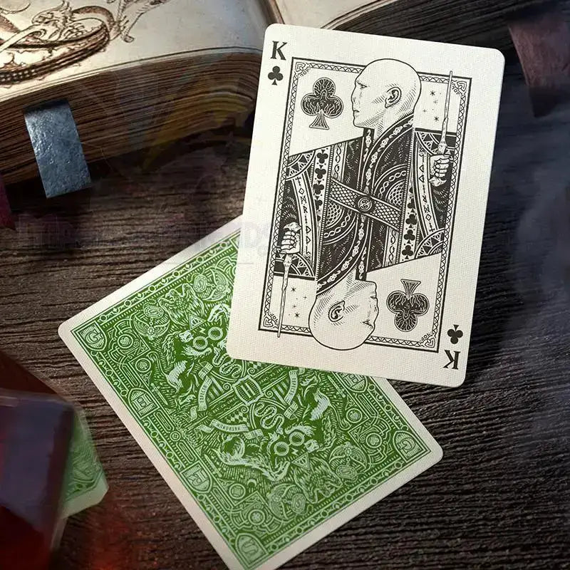 Harry Potter deck - Green (Slytherin) by Difatta