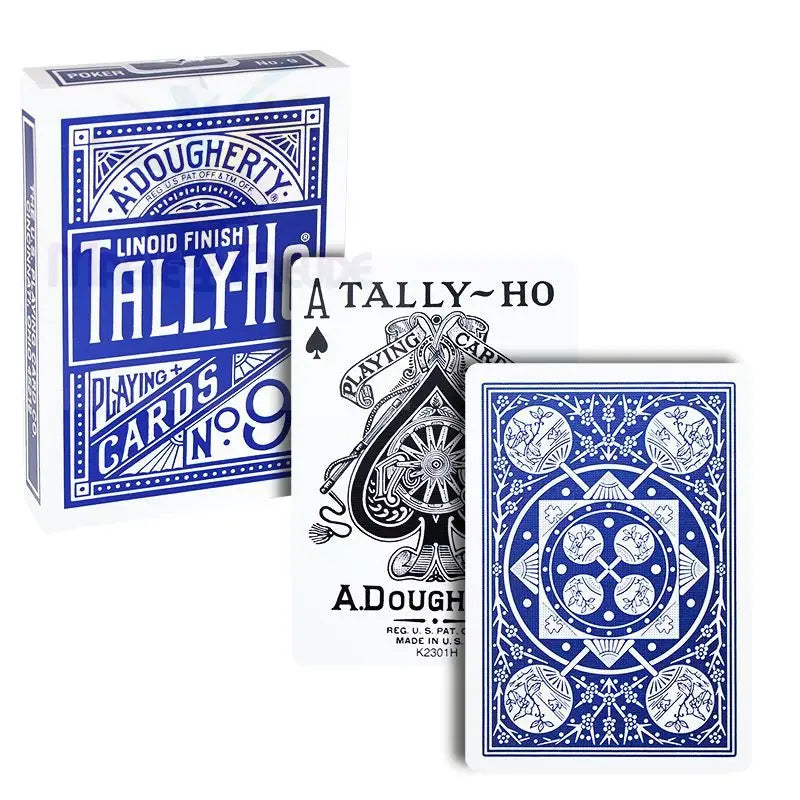 Tally Ho - Fan Back - Blaue Rückseite - DeinZaubershop.com