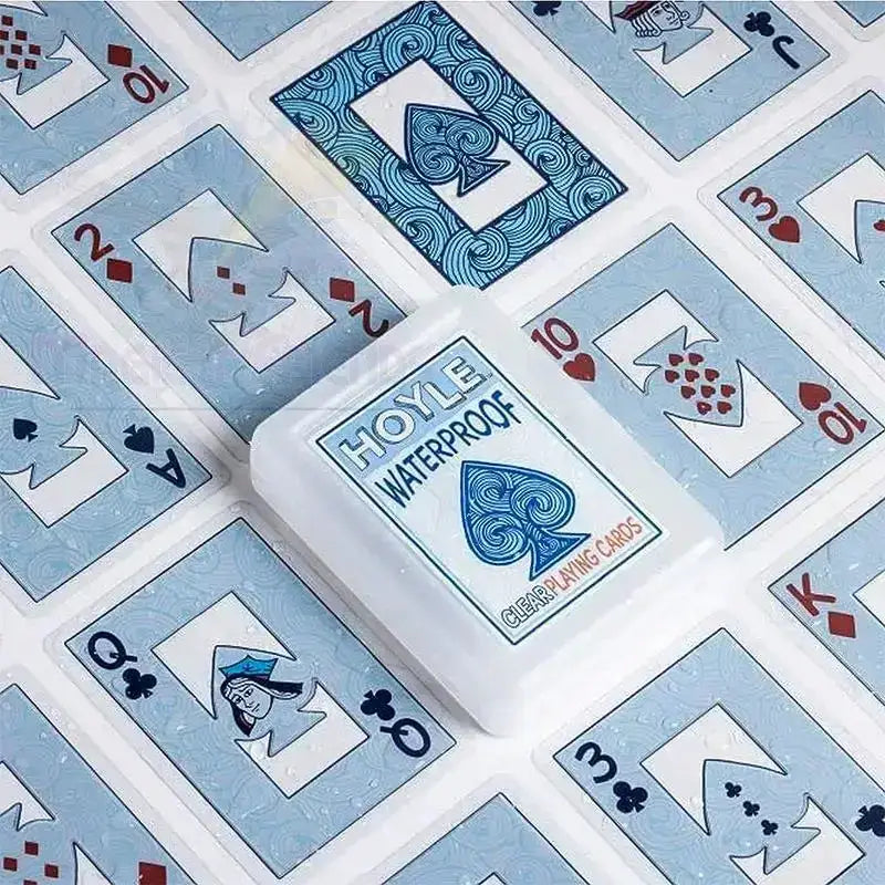 Hoyle Waterproof Clear Playing Cards by Difatta