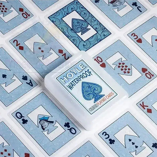 Hoyle Waterproof Clear Playing Cards by Difatta