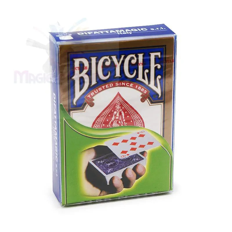 Ein verpacktes Kartenspiel von Bicycle mit dem Etikett ’DIFATTAMAGIC’.