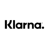 Klarna Logo in schwarzer Schrift auf weißem Hintergrund, Zahlungsanbieter Symbol