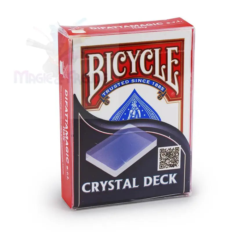 Ein verpacktes ’Crystal Deck’ von Bicycle-Spielkarten.