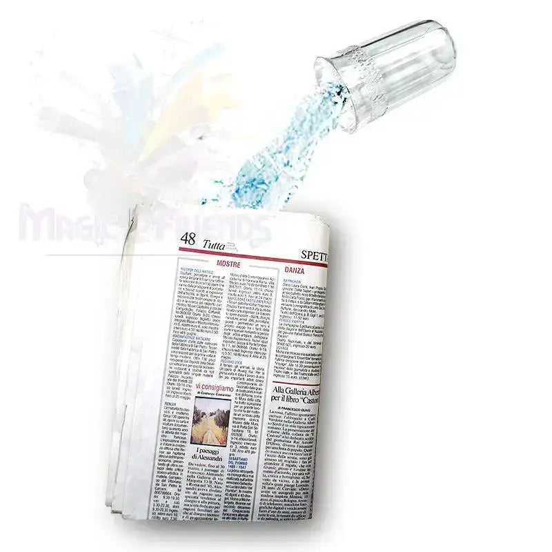 Liquid in the Newspaper by Difatta