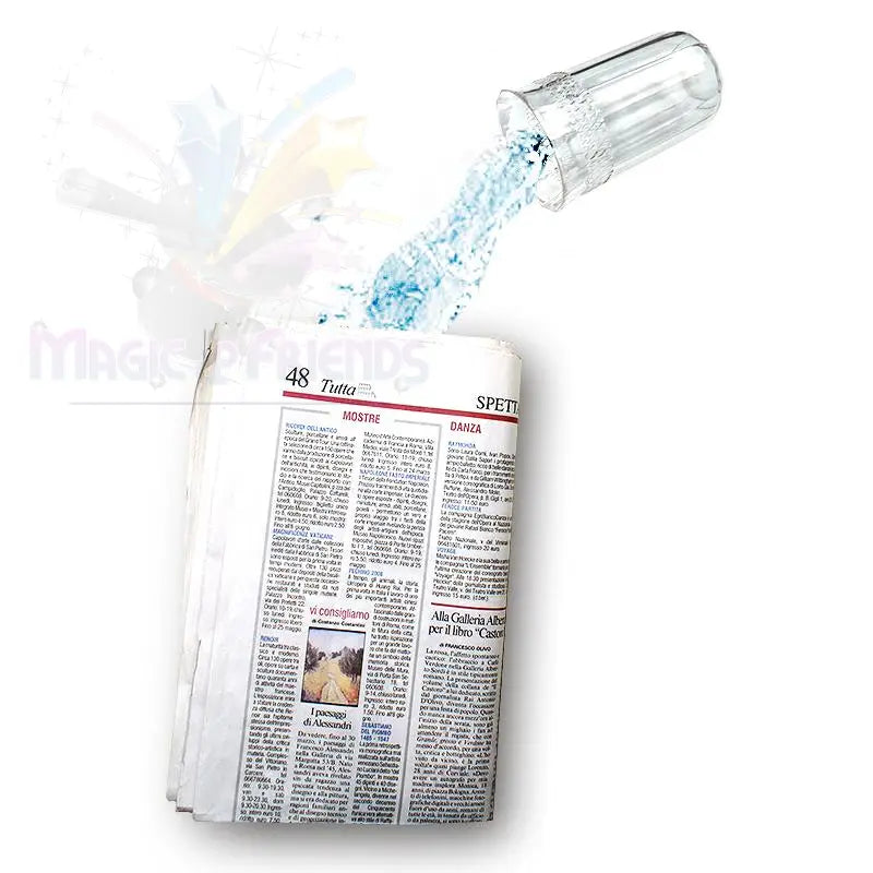 Liquid in the Newspaper