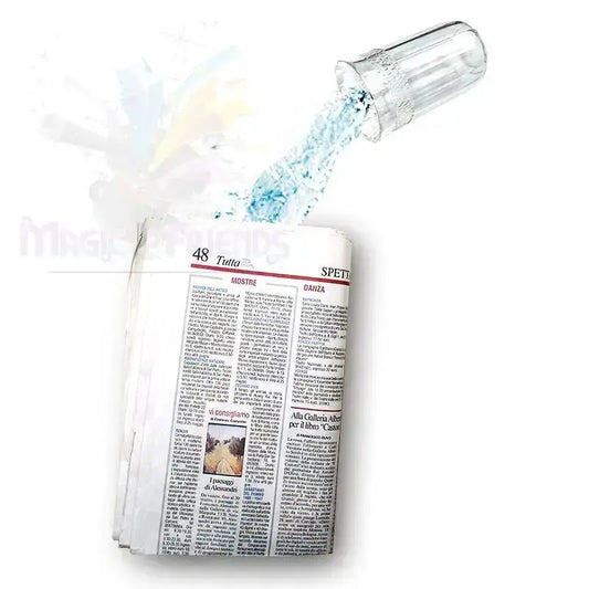 Liquid in the Newspaper by Difatta