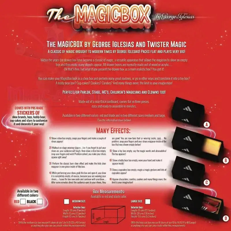 MagicBox Large by Twister Magic (black) by Difatta