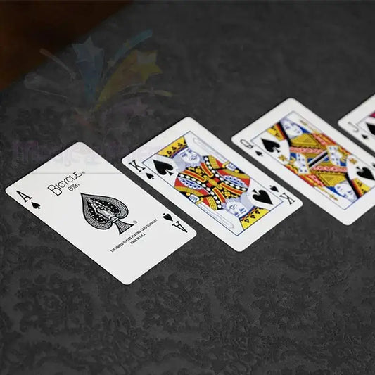 Marked Bicycle Rider Back Playing Cards 2nd ed. - Blue (marked) by Difatta