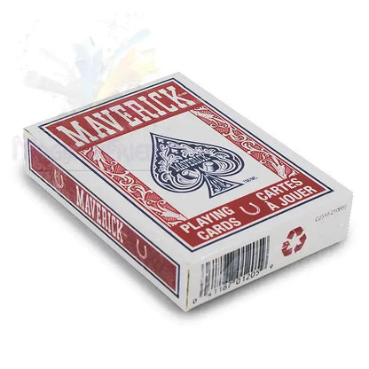 Maverick Spielkarten in roter Box, ideal für Zaubertricks und Kartenspiele