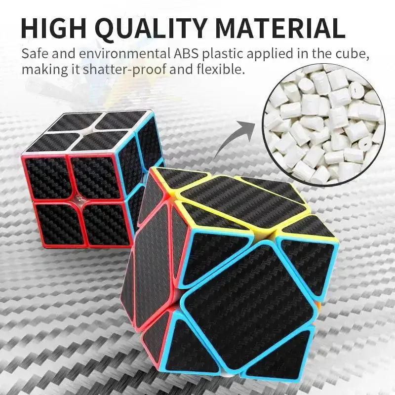 MeiLong Skewb Carbon Fibre Cube by Difatta