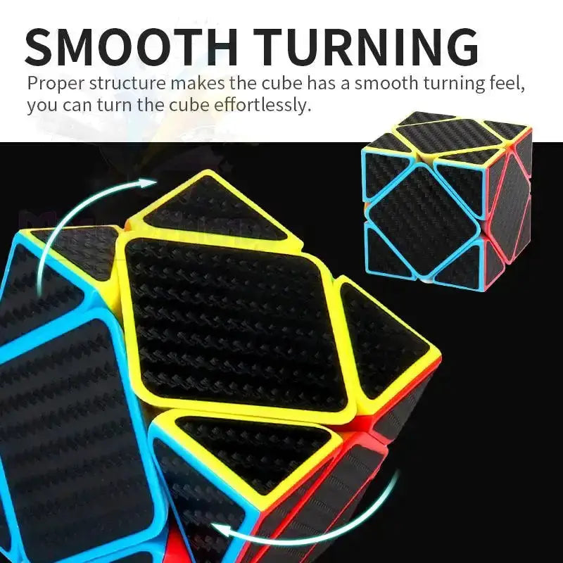 MeiLong Skewb Carbon Fibre Cube by Difatta