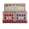Metal Puzzles - Box with 16 sets -
