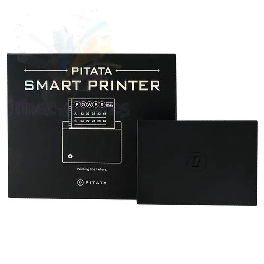Pitata Smart Printer Zaubertrick Set mit schwarzer Verpackung und illustriertem Beleg