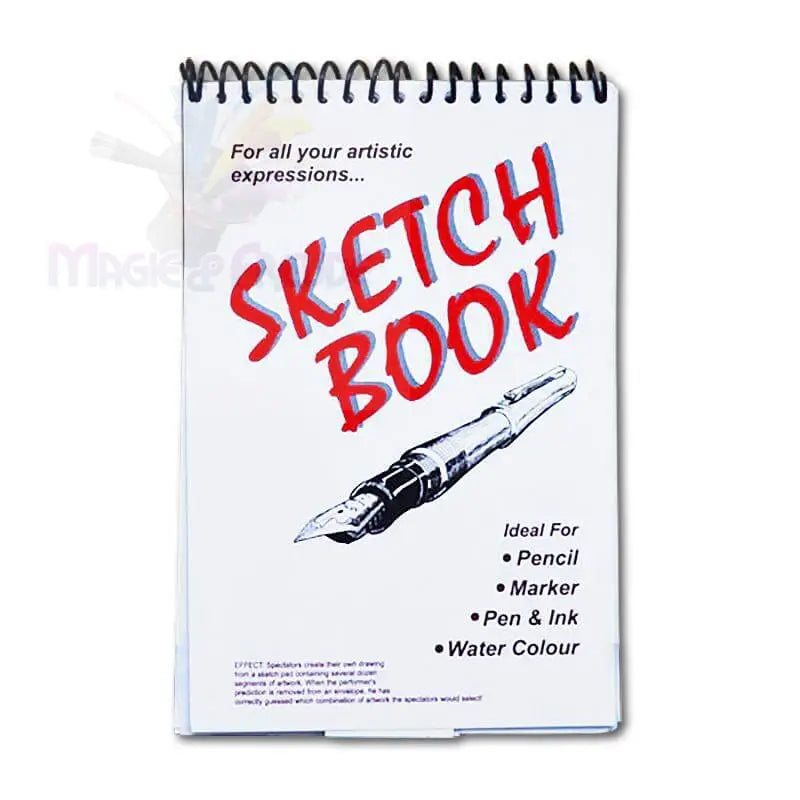 Prediction Sketch Book featuring a ring-bound pad for artistic expressions, ideal for various art mediums.