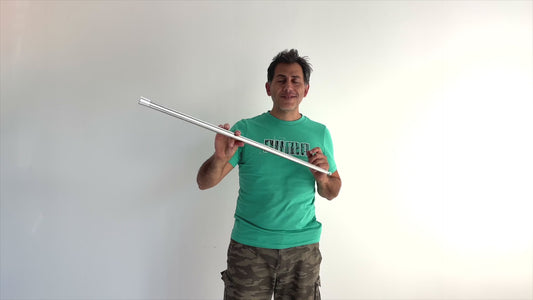 Vanishing Cane to Flowers - Silver