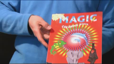 Magisches Malbuch Zaubertrick