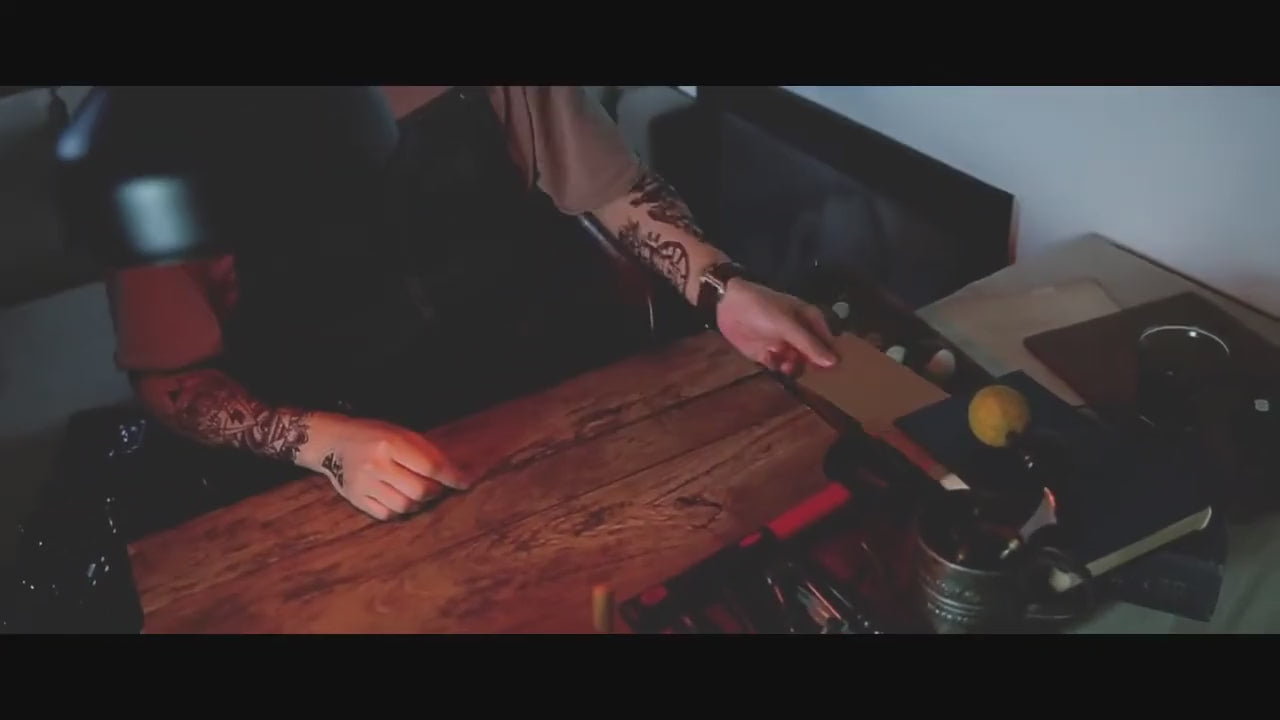 Leather Chop Cup by TCC (Surf Blue)