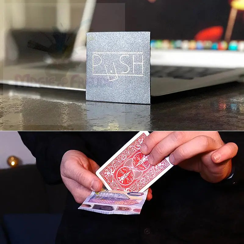 Ein Zaubertrickgerät für Karten- und Geldillusionen.