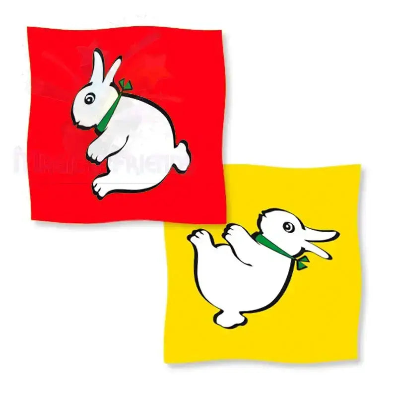 Rabbit-Duck Silk - 45 cm (18 inches) - 2 Silk set by Difatta