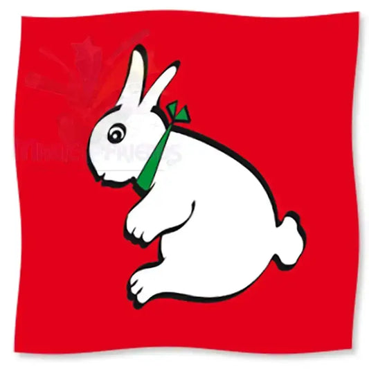 Rabbit-Duck Silk - 90 cm (36 inches) - Red by Difatta