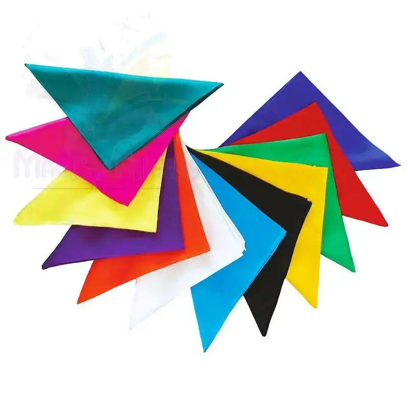 Silk Squares - 45 cm (18 inches) - Set of 12 Silks - Assorted dozen by Difatta