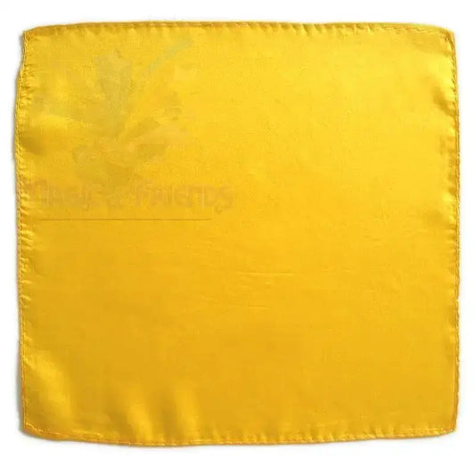 Silk Squares - 90 cm (36 inches) - Yellow by Difatta