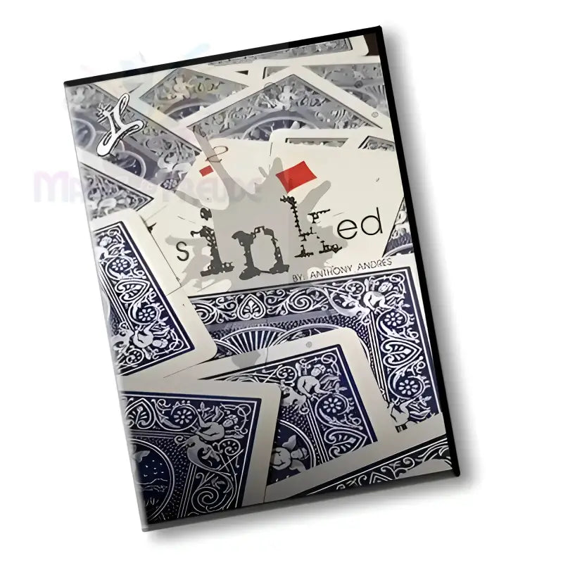 DVD-Hülle für den Zaubertrick ’sInked’ von Anthony Andres, der ein Spielkartenmotiv zeigt.