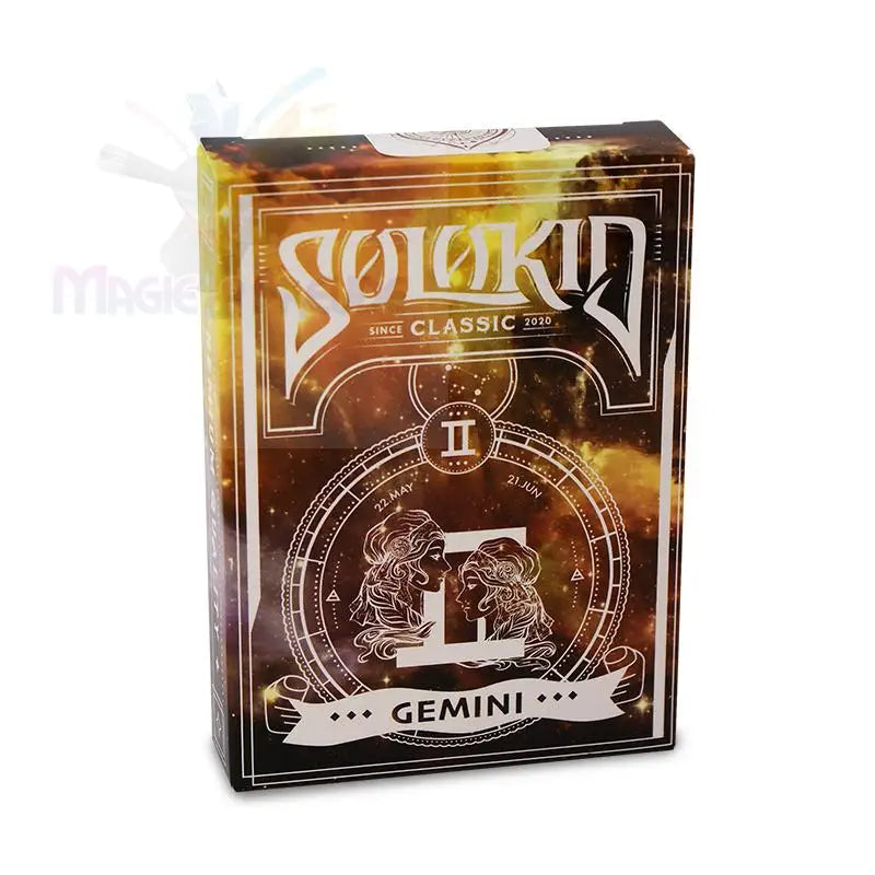 Spielkartenset mit dem Sternzeichen Zwillinge.